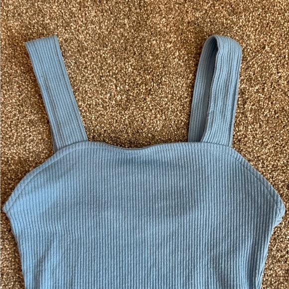 American Eagle Square Neck Plush Tank Bodysuit - Picture 2 of 10